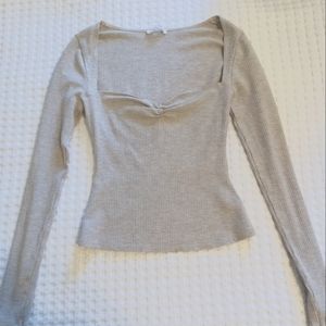 COPY - Reformation Keisha Top - Grey